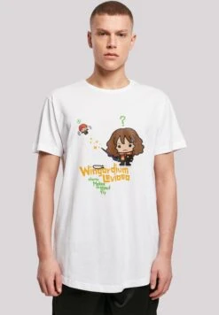 F4NT4STIC Harry Potter Hermione Granger Wingardium Leviosa Junior - T-Shirt Print - White