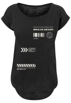 F4NT4STIC Brave Heart Long - T-Shirt Print - Schwarz -Olivia 31653e73e9a74304b368b797dabe766c