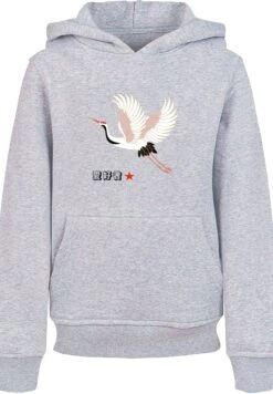 F4NT4STIC Kranich Japan - Hoodie - Heather Grey -Olivia 32bef74caca44ff4aad10acb5b079f3a