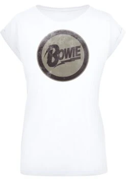 F4NT4STIC David Bowie - T-Shirt Print - White -Olivia 33255728c9a4442e8054fb141d3ef46c