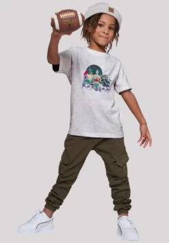 F4NT4STIC Dc Comics Justice League Heroine - T-Shirt Print - Heather Grey