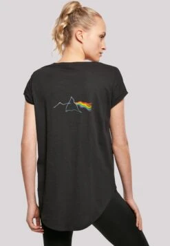 F4NT4STIC Pink Floyd Dark Side Of The Moon Prism Mond - T-Shirt Print - Black -Olivia 3514214c36844994a9a5b7572bd362be