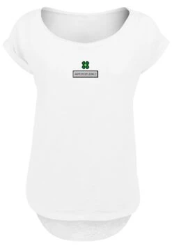 F4NT4STIC Silvester Happy New Year Pixel Kleeblatt - T-Shirt Print - White -Olivia 354a6d1f226f4563a7413f2466b26875