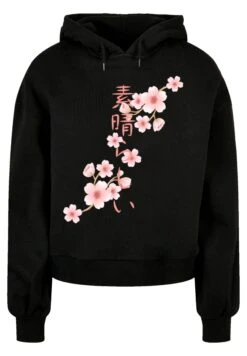 F4NT4STIC Kirschblüten Asien - Hoodie - Schwarz -Olivia 365bd409c4a9425a8bd2af1a51e64c4f