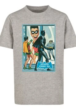 F4NT4STIC Dc Comis Superhelden Batman Tv Serie Dynamic Duo - T-Shirt Print - Heather Grey -Olivia 37481973e159451b81686138a2bc4847