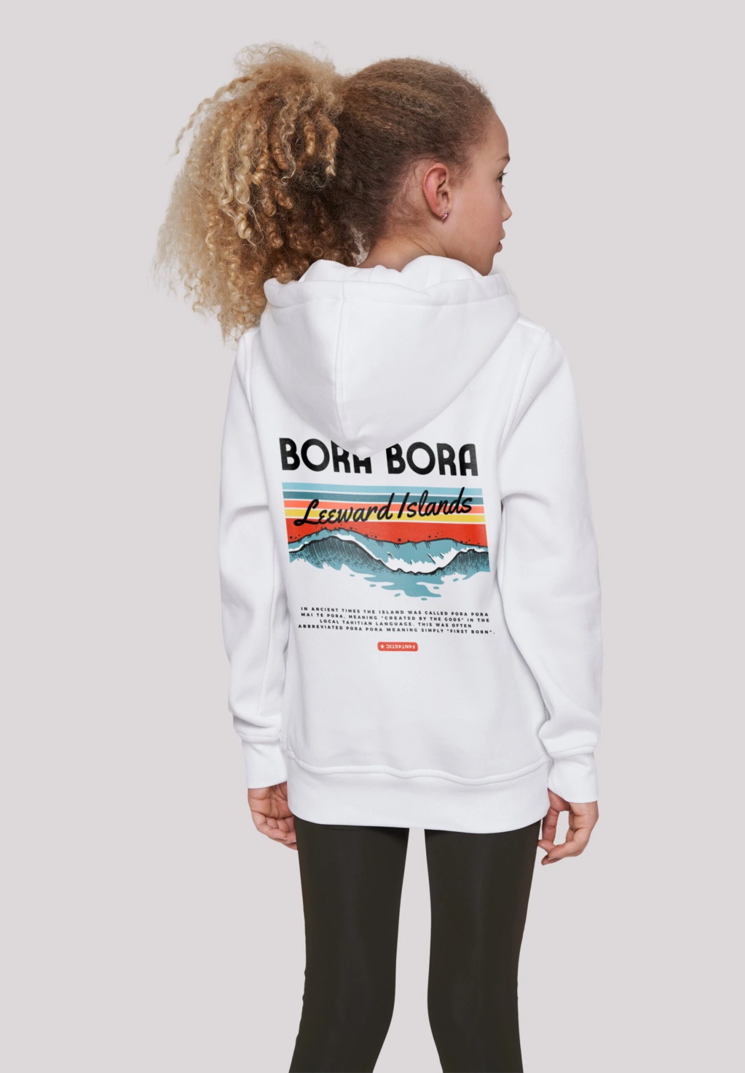 F4NT4STIC Bora Bora Leewards Island - Hoodie - Weiß 4 F4NT4STIC Bora Bora Leewards Island - Hoodie - Weiß - Afbeelding 2