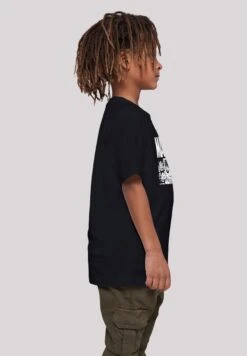 F4NT4STIC Marvel Comics Action Tiles - T-Shirt Print - Black -Olivia 38772db4061d4a28b120a77c67e7e3d8