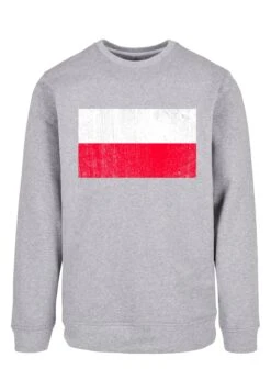 F4NT4STIC Poland Polen Flagge Distressed - Sweater - Heather Grey 14 F4NT4STIC Poland Polen Flagge Distressed - Sweater - Heather Grey -Olivia 38ee025b5d3c45a5a2e783f0dc079a24