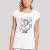 F4NT4STIC Die Schöne Und Das Biest Collage Zeichnung - T-Shirt Print - White -Olivia 38ff0ee793d6488e89d04285e392adcb