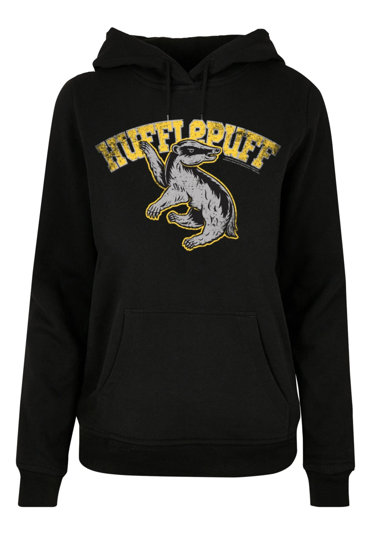 F4NT4STIC Harry Potter Hufflepuff Emblem - Hoodie - Black 8 F4NT4STIC Harry Potter Hufflepuff Emblem - Hoodie - Black - Afbeelding 6