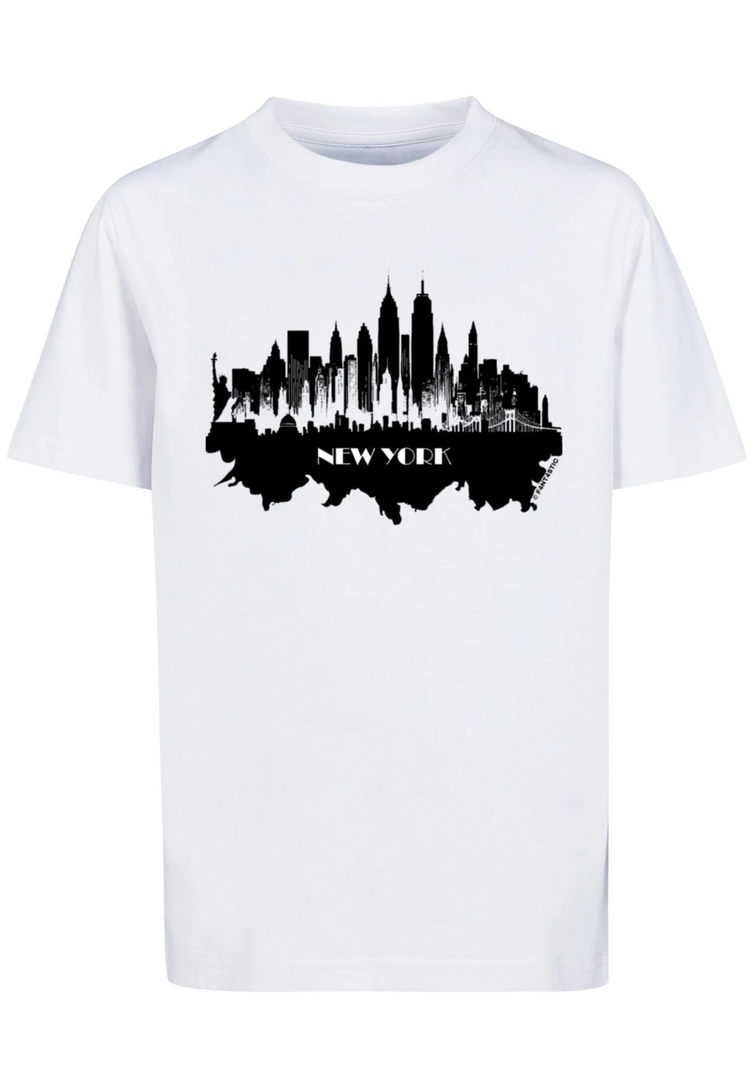F4NT4STIC Cities CollectionNew York Skyline - T-Shirt Print - Weiß 8 F4NT4STIC Cities CollectionNew York Skyline - T-Shirt Print - Weiß - Afbeelding 6