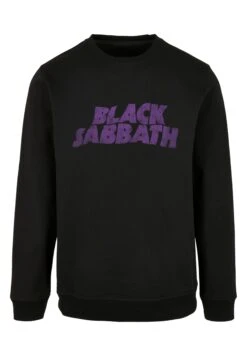 F4NT4STIC Sabbath HeavyBand Wavy Logo Distressed- Sweater - Black -Olivia 3b428251899b43b4a2d8f0400c46f405