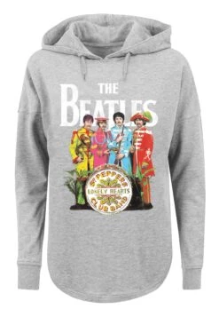 F4NT4STIC The Beatles Band Sgt Pepper- Hoodie - Grey -Olivia 3c05b2eccc294d659aad367eb4ec7ba3