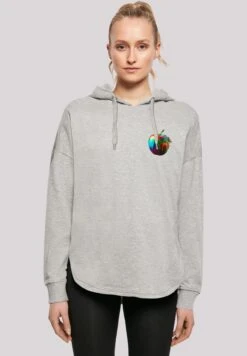 F4NT4STIC Colorfood Collection Rainbow Apple - Hoodie - Grey
