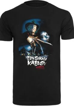 F4NT4STIC Nightmare On Elm Street Movie - T-Shirt Print - Black -Olivia 3cbe176db20444bf81ef6138a399b676