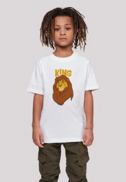 F4NT4STIC Disney The König Der Löwen Mufasa King - T-Shirt Print - White -Olivia 3ef14dae2cd04735a625c863d71124e8