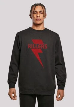 F4NT4STIC The Killers Rockband Red Bolt - Sweater - Black