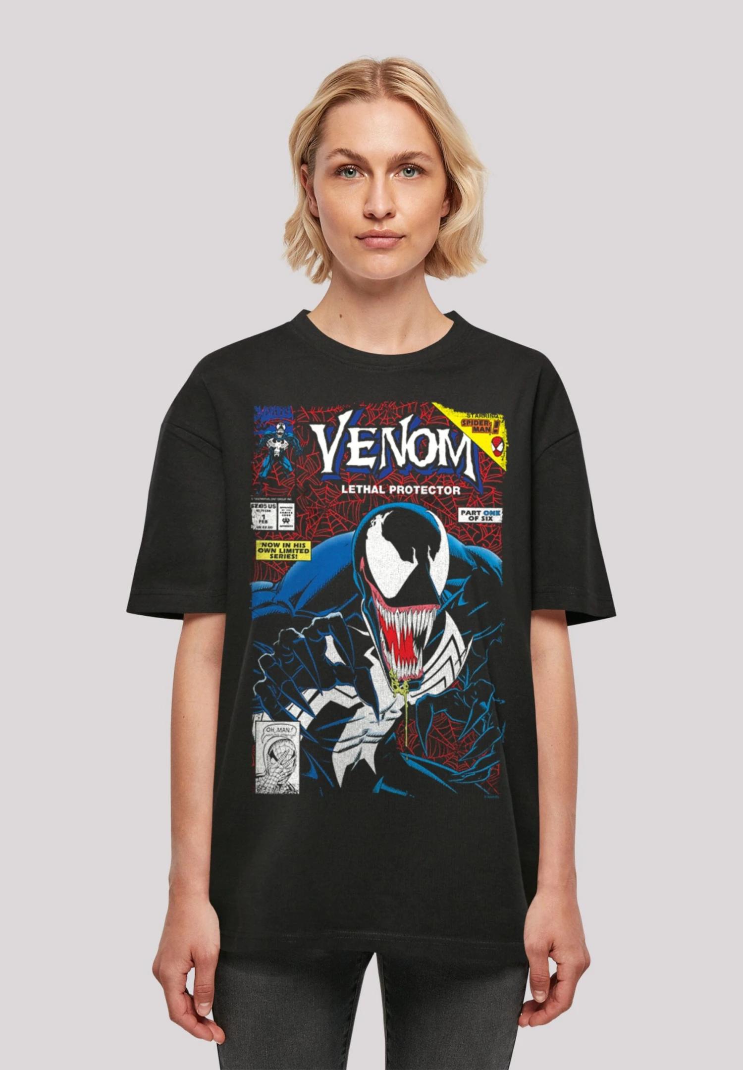 F4NT4STIC Marvel Comics- T-Shirt Print - Black 3 F4NT4STIC Marvel Comics- T-Shirt Print - Black