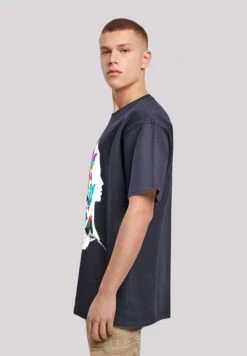 F4NT4STIC Oversize - T-Shirt Print - Navy 13 F4NT4STIC Oversize - T-Shirt Print - Navy -Olivia 4517aab1c407460fabe3a006f0a0b46f