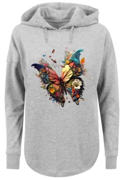 F4NT4STIC Schmetterling Bunt - Hoodie - Grey -Olivia 45ba918c64204058a5c947ee361ca7c8