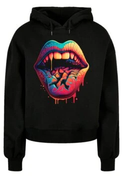 F4NT4STIC Drooling Lips - Hoodie - Schwarz -Olivia 468948988e4a4a3eb9f52187515bfe3f