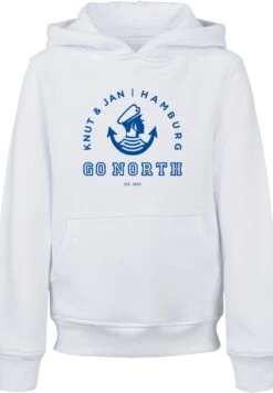 F4NT4STIC Go North Knut Jan Hamburg Logo - Hoodie - Weiß -Olivia 471ae8226e854bc2997256d4e91e50f2