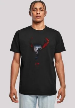 F4NT4STIC It Pennywise Quiet - T-Shirt Print - Black