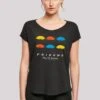 F4NT4STIC Friends Bunte Regenschirme - T-Shirt Print - Black -Olivia 47a1e3ae239b4eaaa0ffb7a259e881cc