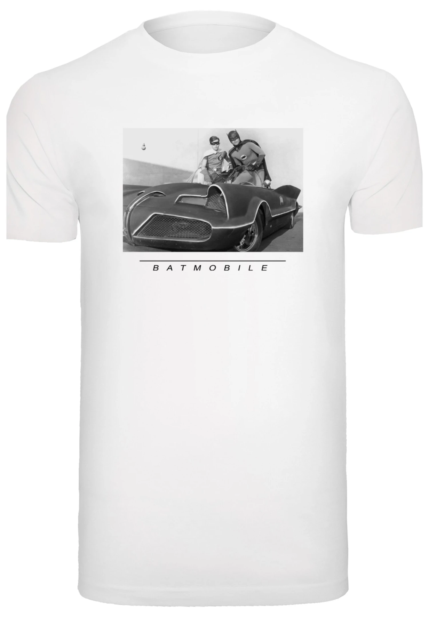 F4NT4STIC Dc Comics Superhelden Batman Tv Serie Batmobile - T-Shirt Print - White 8 F4NT4STIC Dc Comics Superhelden Batman Tv Serie Batmobile - T-Shirt Print - White - Afbeelding 6