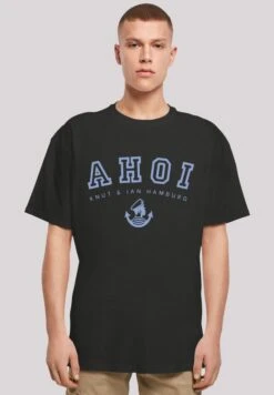 F4NT4STIC Ahoi Knut & Jan Hamburg - T-Shirt Print - Schwarz