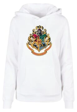 F4NT4STIC Harry Potter Hogwarts Crest Gold - Hoodie - White -Olivia 4ace8a77c9384685818e953d9247008a