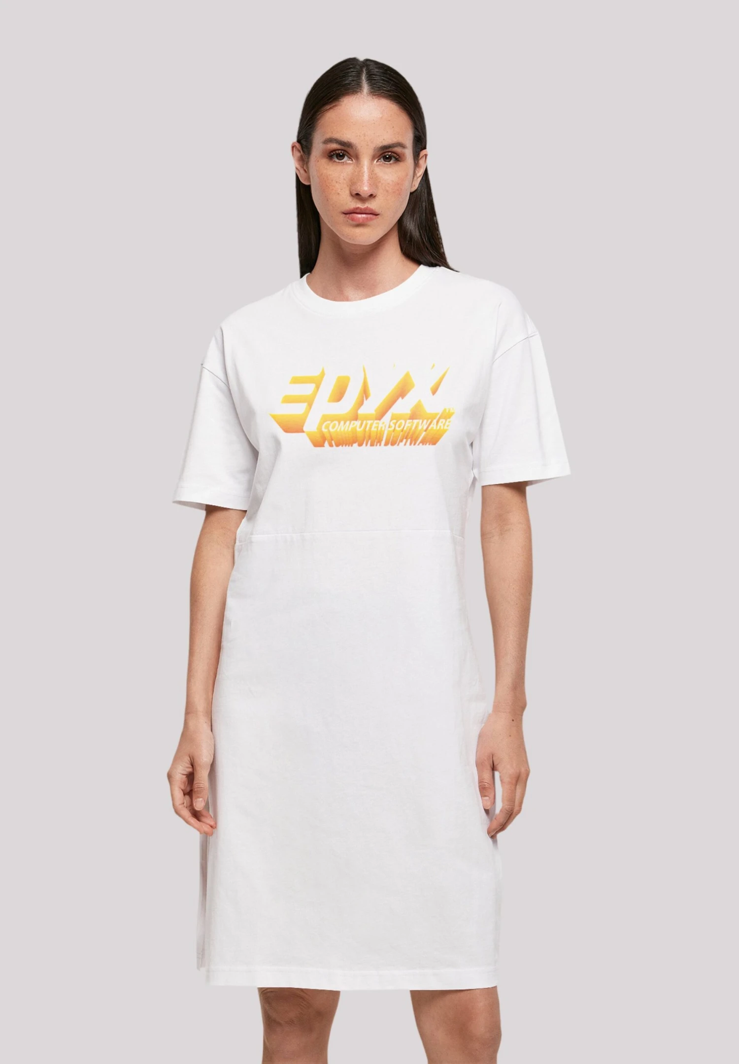 F4NT4STIC Epyx Logo 3D - Jurk - Weiß 3 F4NT4STIC Epyx Logo 3D - Jurk - Weiß