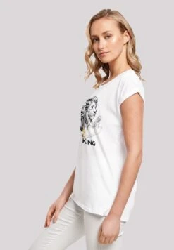 F4NT4STIC Disney König Der Löwen Movie It'S Good To Be King - T-Shirt Print - White -Olivia 4cf05cf072964687a678d8ac6aa290b4