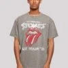 F4NT4STIC The Rolling Stones Us Tour78 - T-Shirt Print - Asphalt -Olivia 4d224a10e00446f78947f6986e15b3f1