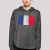 F4NT4STIC Frankreich Flagge Distressed - Hoodie - Charcoal -Olivia 4da1018c79a64c5eb60331faf7915208