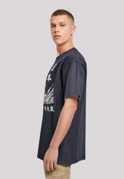 F4NT4STIC Kanagawa Welle Japan - T-Shirt Print - Navy -Olivia 4f14bf64b43d4e82ba07d2292b90be51