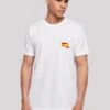 F4NT4STIC Spanien Flagge Spain - T-Shirt Print - Weiß -Olivia 52a42ea929c644eea1fe4d754f1e0d24