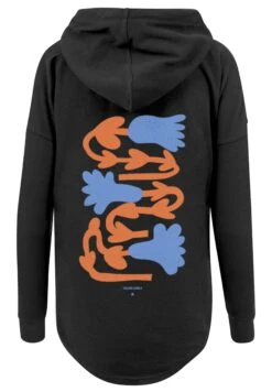 F4NT4STIC Blumen Muster - Hoodie - Schwarz -Olivia 534e4863ef7c42439102b63c549b337f