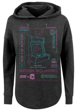 F4NT4STIC Retro Gaming Arcade Attack - Hoodie - Charcoal -Olivia 53f653c07d4d418cb90e4d872d564e4c