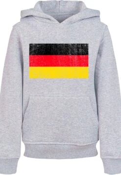 F4NT4STIC Germany Deutschland Flagge Distressed - Hoodie - Heather Grey -Olivia 5723759fb8ce4332a1b23d9b8f44d279