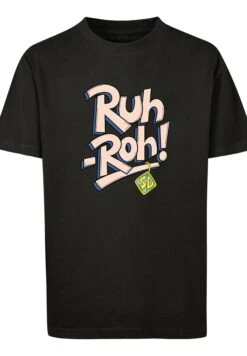 F4NT4STIC Scooby Doo Ruh Roh Dog Tag - T-Shirt Print - Black -Olivia 57793a8112d248678097ecbaf439845e