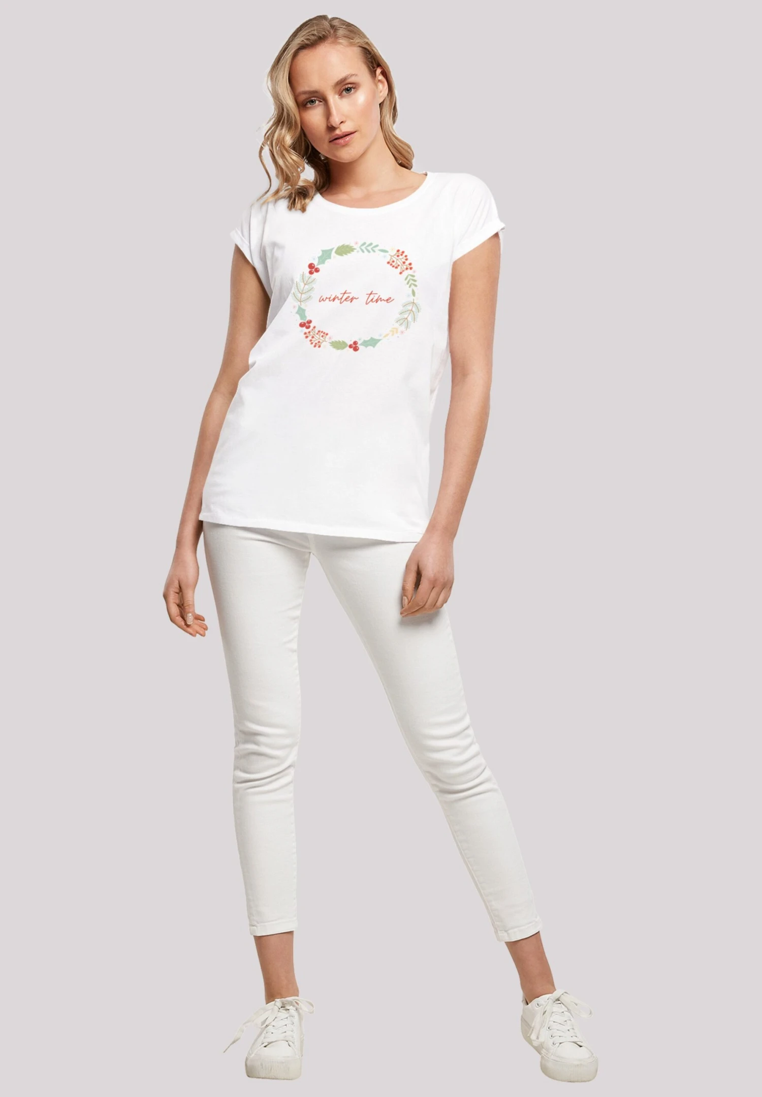 F4NT4STIC Winter Time - T-Shirt Print - White 4 F4NT4STIC Winter Time - T-Shirt Print - White - Afbeelding 2