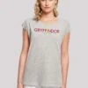 F4NT4STIC Harry Potter Gryffindor Text - T-Shirt Print - Heather Grey -Olivia 5a391a0aaad04af48651d2cbe88c6c64