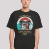 F4NT4STIC Retro Gaming Way Of The Exploding Fist Christmas Design - T-Shirt Print - Black -Olivia 5aa9eaed92bd4243bba13e2299058573