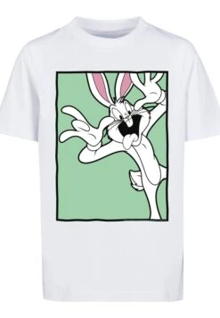 F4NT4STIC Looney Tunes Bugs Bunny Funny Face - T-Shirt Print - White -Olivia 5c3a2ecd67204f16926fb87829e81708