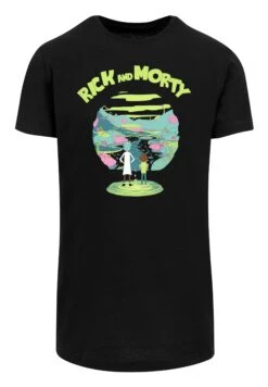 F4NT4STIC Long Cut Rick And Morty - T-Shirt Print - Black 14 F4NT4STIC Long Cut Rick And Morty - T-Shirt Print - Black -Olivia 5ccadf0cf891411bbbe31d3b2db017c5
