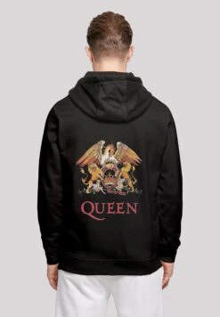 F4NT4STIC Queen Band Classic Crest - Hoodie - Black