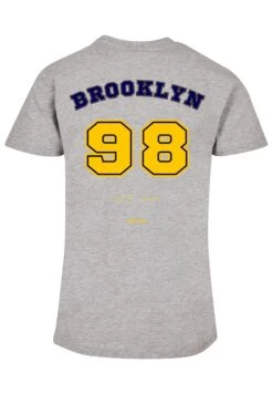 F4NT4STIC Brooklyn 98 Ny - T-Shirt Print - Heather Grey -Olivia 5dc2919c08dc4238b64ace7ace9a7cbb