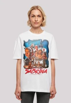 F4NT4STIC Adventures Of Sabrina Homage - T-Shirt Print - White