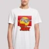 F4NT4STIC Tom And Jerry Tv Serie Chase Scene - T-Shirt Print - White